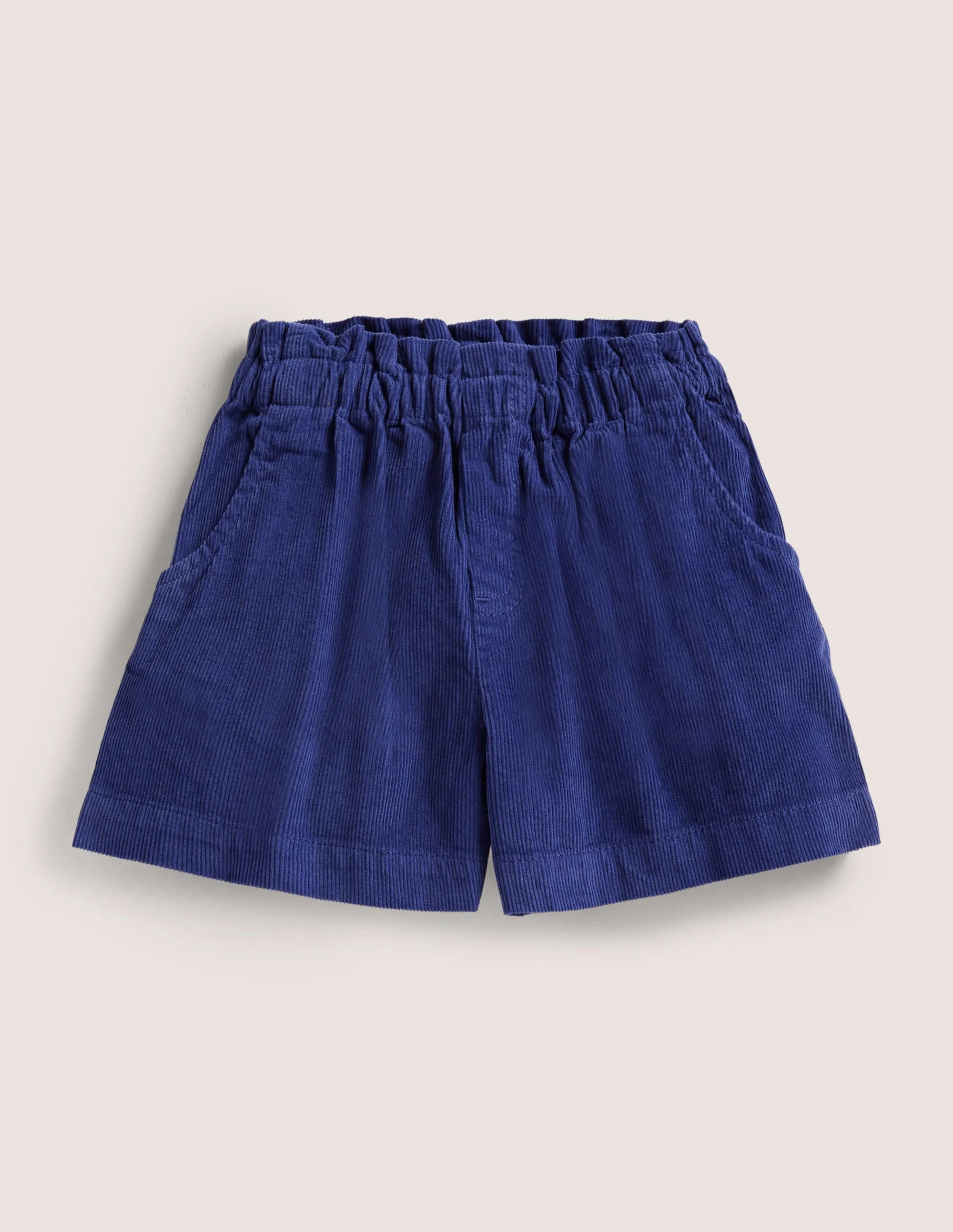 Cord Culottes-Starboard Blue