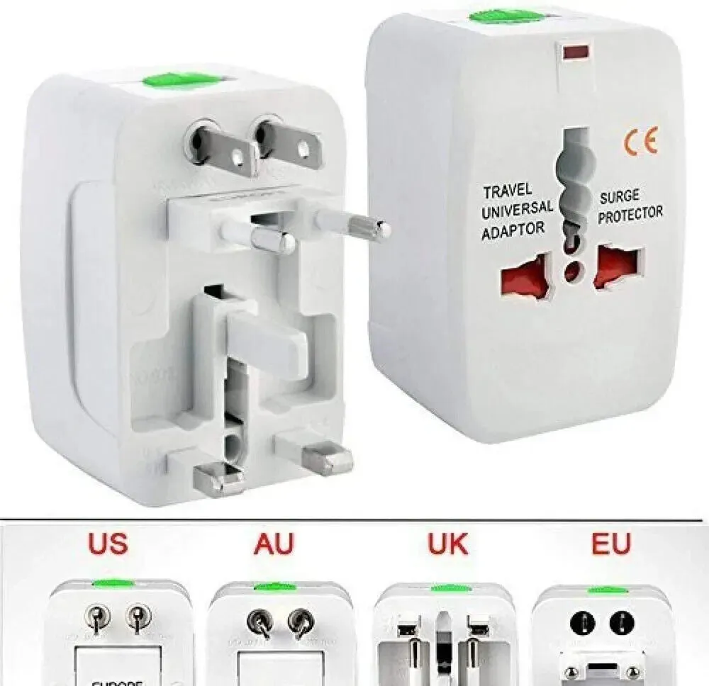GForce international All In One Travel Adapter Electrical Rating 550 Watt