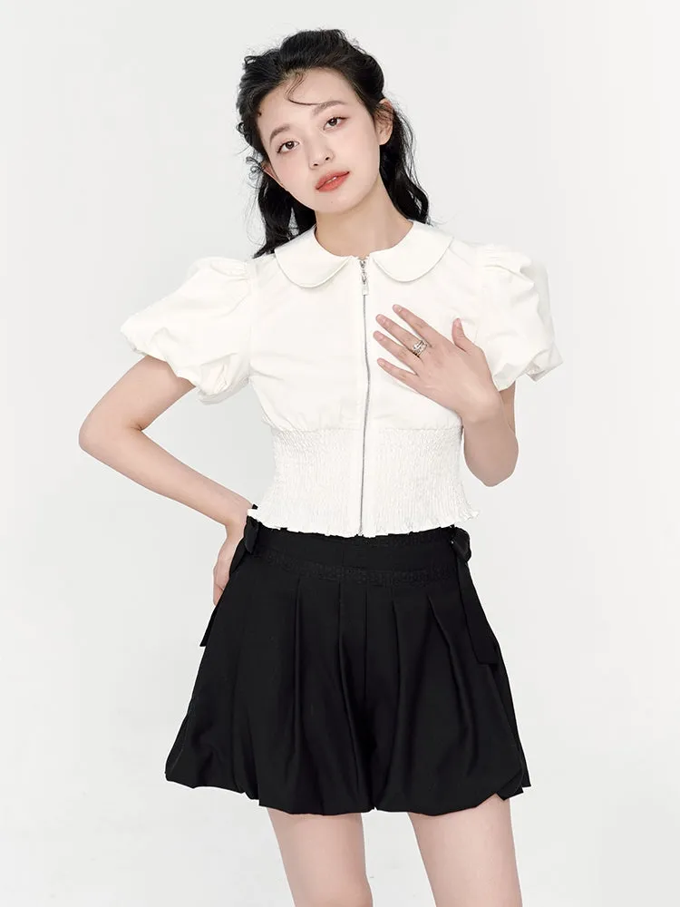 Pleated Bloomers Culottes
