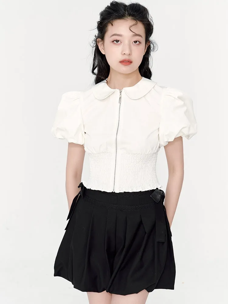 Pleated Bloomers Culottes