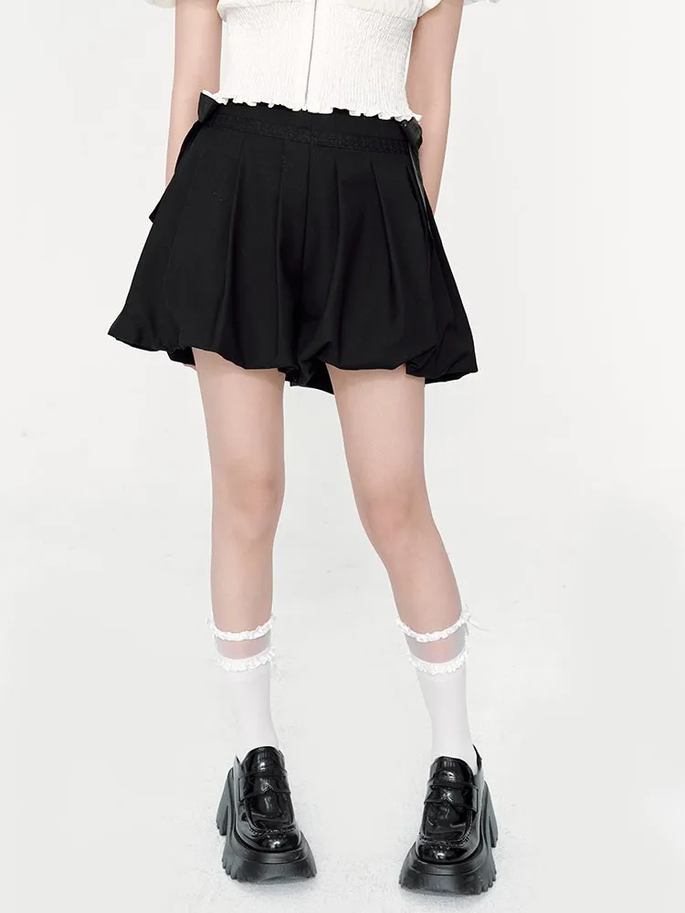 Pleated Bloomers Culottes
