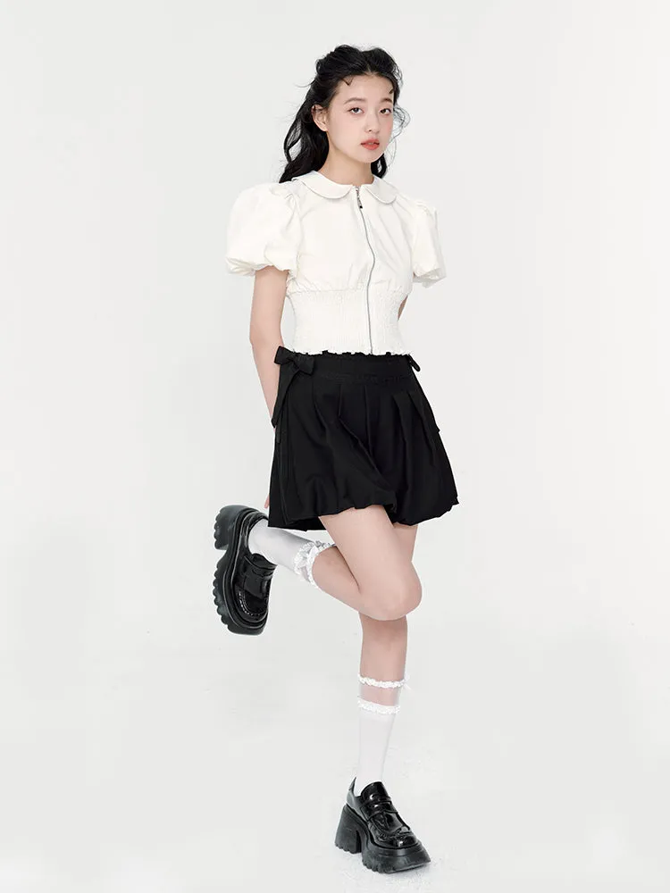 Pleated Bloomers Culottes