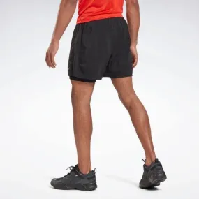 reebok 2-1 Men's Running Shorts