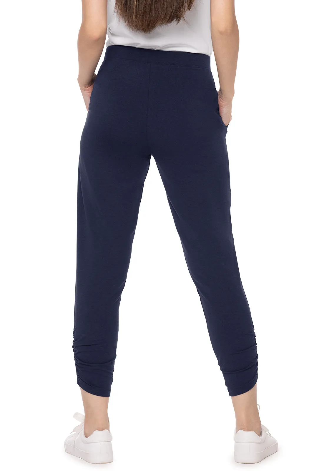 Women's Cafe Ruche Pants | Navy