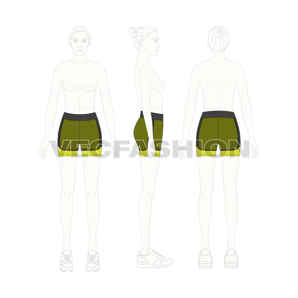 Women's Vector Gym Shorts